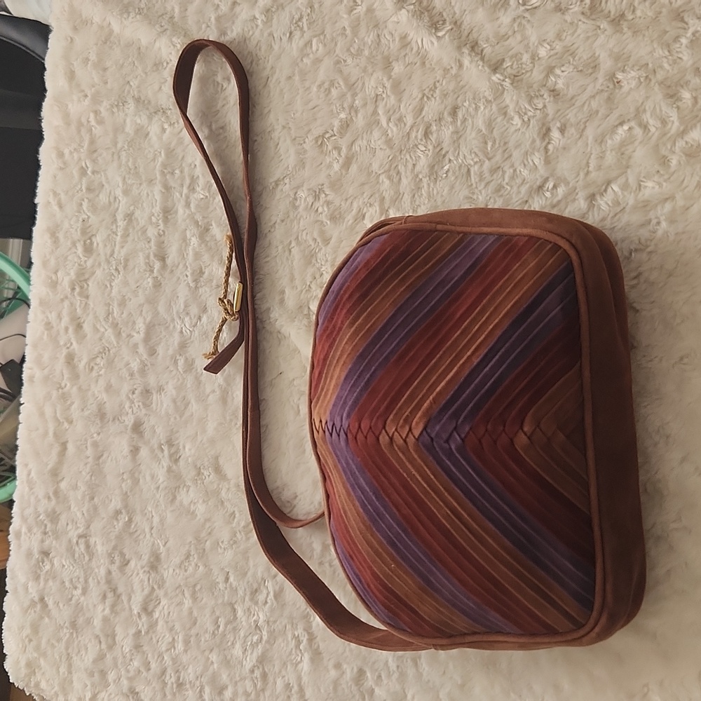 Bruno Magli Beautiful Suede bag. This is new, but the tag was removed.